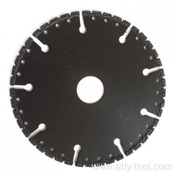 Diamond saw blade for cutting cast iron metal